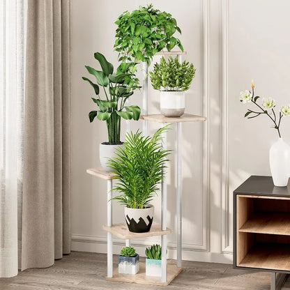 Indoor Metal Plant Stand: 5-Tier Corner Flower Display