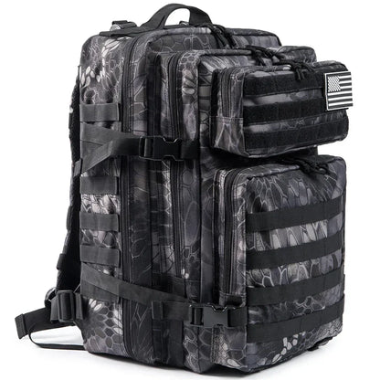 45L Tactical Backpack - Large Outdoor Hiking & Camping Gear