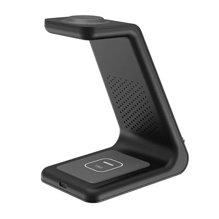 3-in-1 Wireless Charging Stand for iPhone, AirPods, Samsung