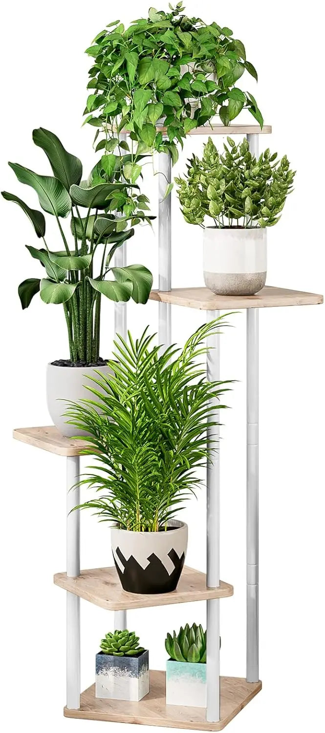 Indoor Metal Plant Stand: 5-Tier Corner Flower Display