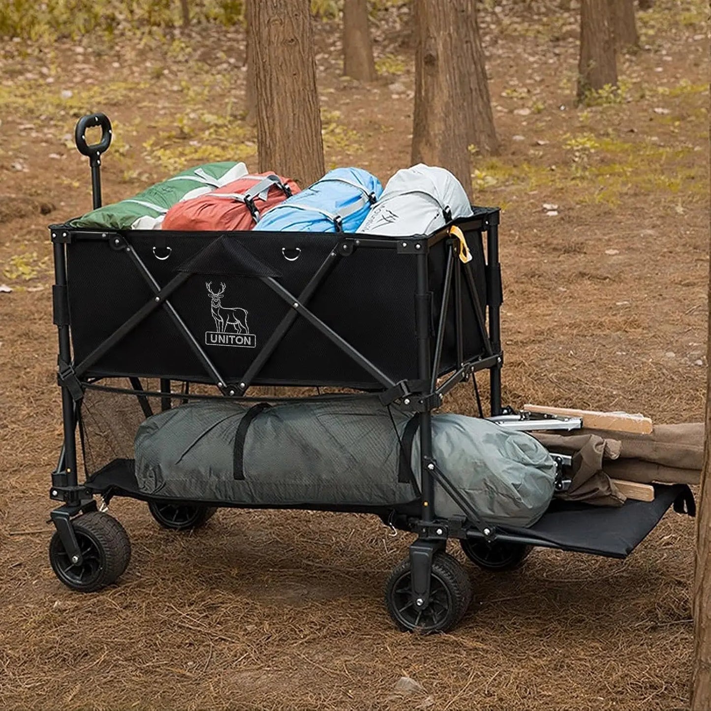 Double Decker Wagon 600lb Capacity 400L - Collapsible Sports Cart