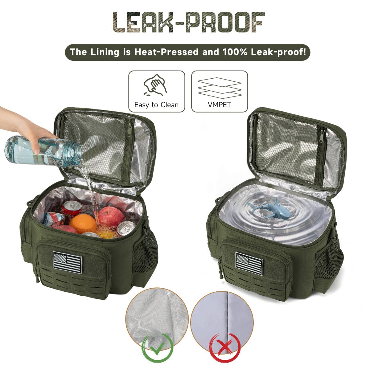 Tactical Lunch Box for Men - Heavy Duty, Leakproof, Insulated