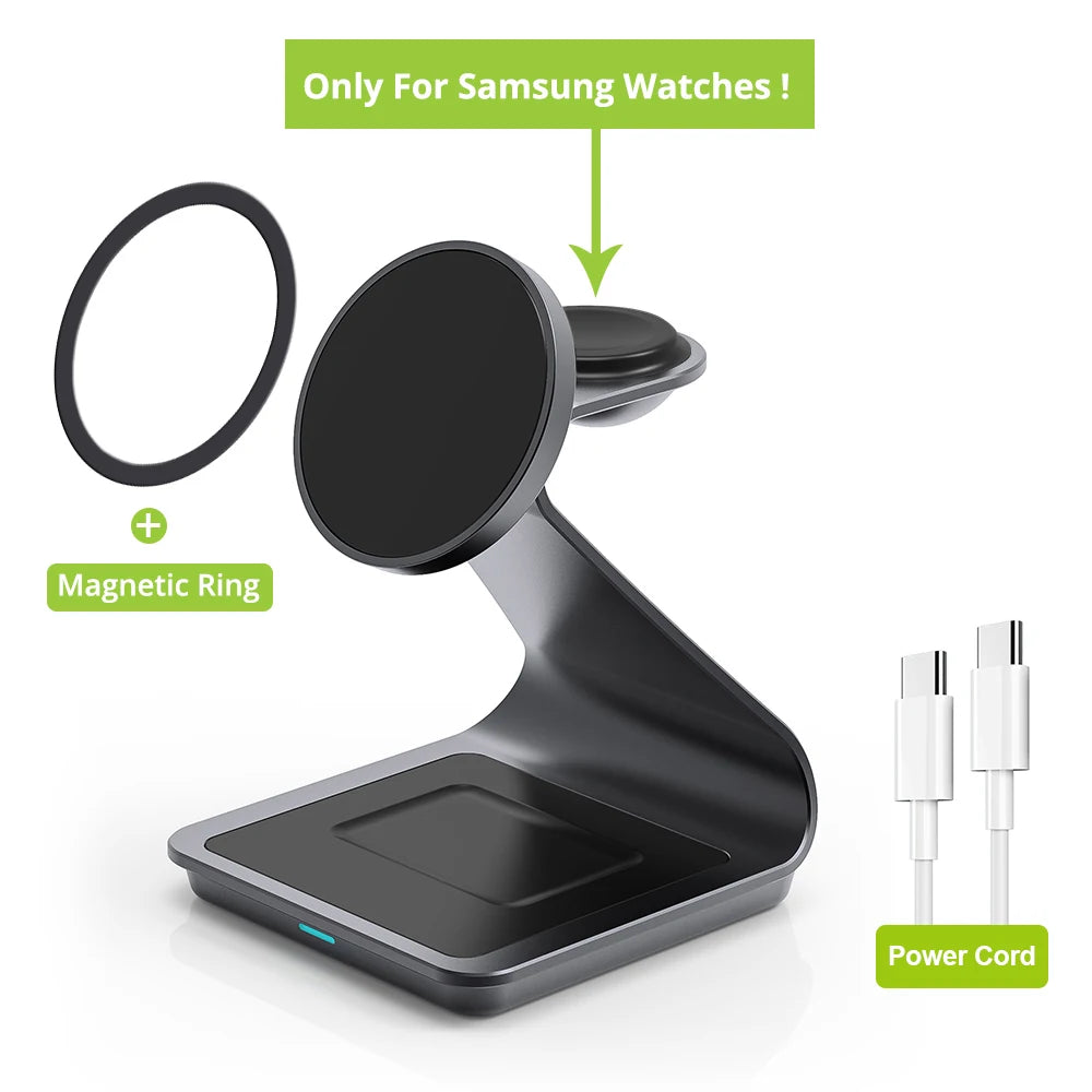 3-in-1 Fast Wireless Charger for Samsung Galaxy & Watch