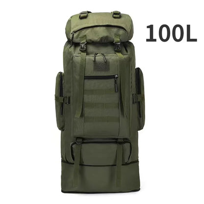 100L Tactical Hiking Backpack - Durable Outdoor Gear