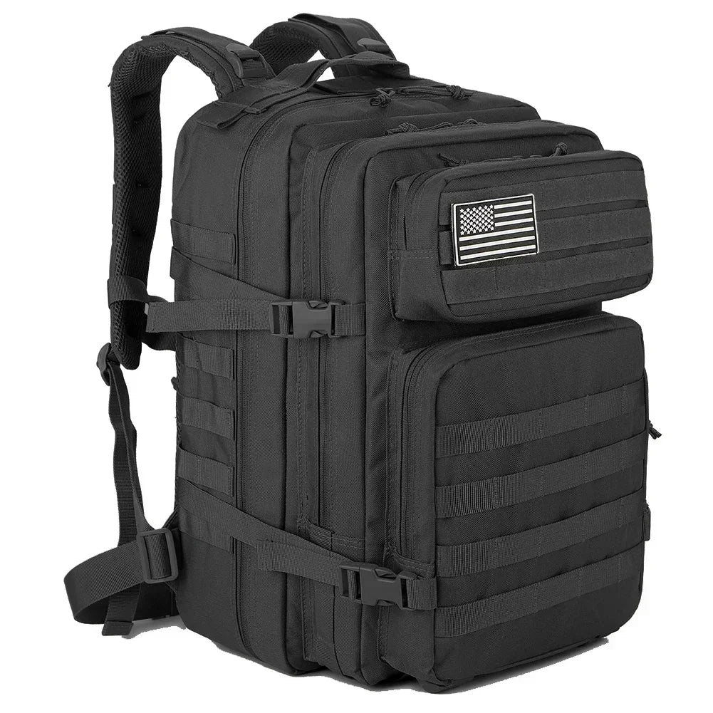 45L Tactical Backpack - Large Outdoor Hiking & Camping Gear