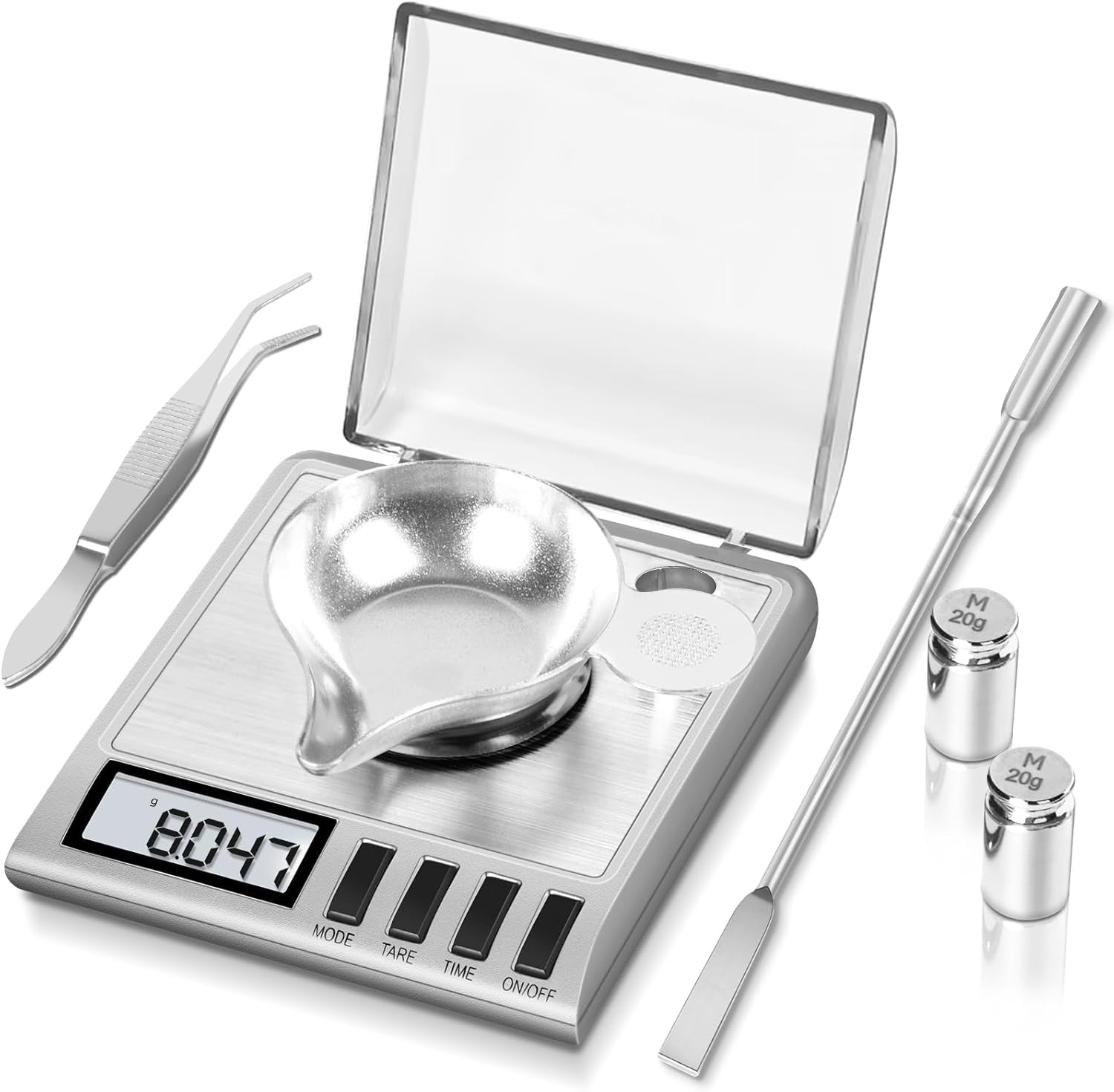 Milligram Scale 50g/0.001g - Precision Jewelry & Gem Scale