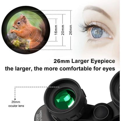High Powered 20x50 Binoculars -  Outdoor Adventurers Birch Watching