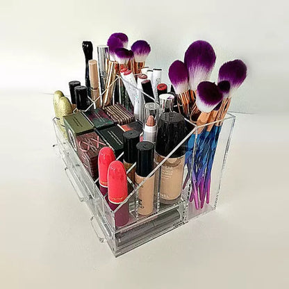 Acrylic Display Shelf - Customizable Multi-Grid Organizer