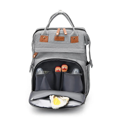 Mommy Bag: USB Charging, Mosquito Net Crib, Multifunctional