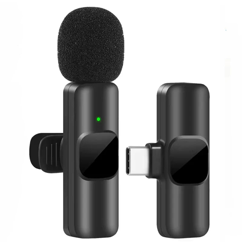 Wireless Lavalier Mic for iPhone/Android - Noise Reduction