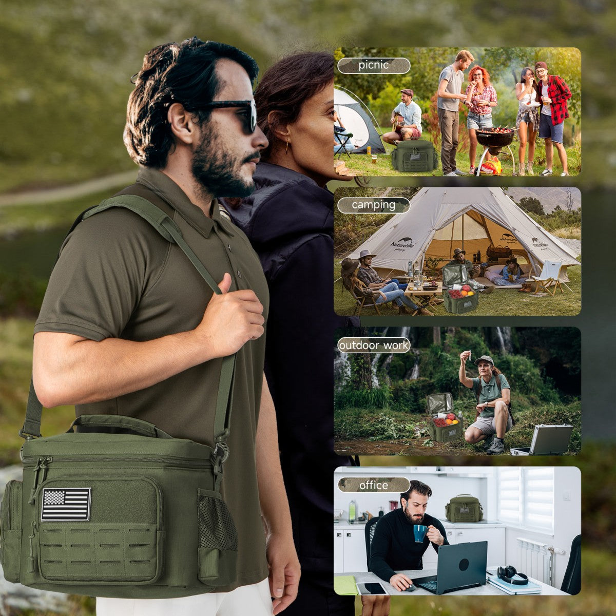 Tactical Lunch Box for Men - Heavy Duty, Leakproof, Insulated