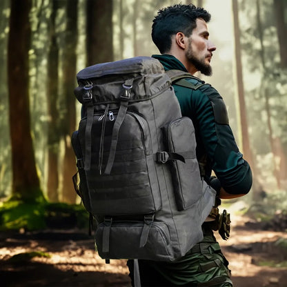 100L Tactical Hiking Backpack - Durable Outdoor Gear