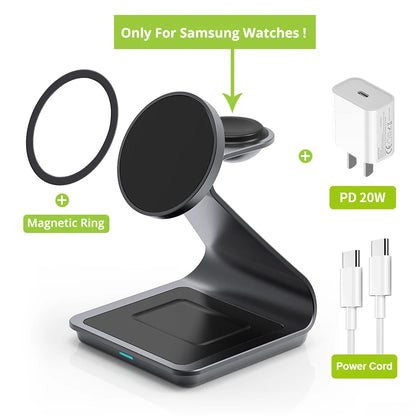 3-in-1 Fast Wireless Charger for Samsung Galaxy & Watch