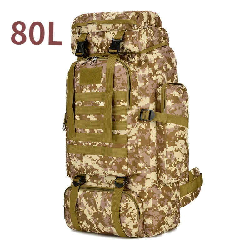 100L Tactical Hiking Backpack - Durable Outdoor Gear