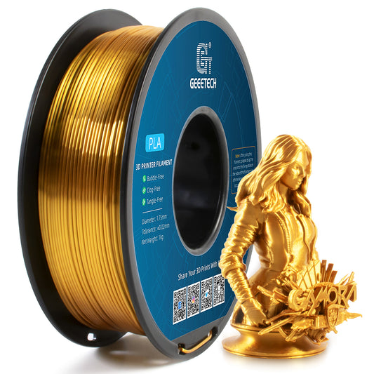 Silk PLA 3D Printer Filament 1.75mm - 1KG Spool (2.2LBs)
