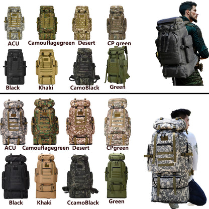 100L Tactical Hiking Backpack - Durable Outdoor Gear