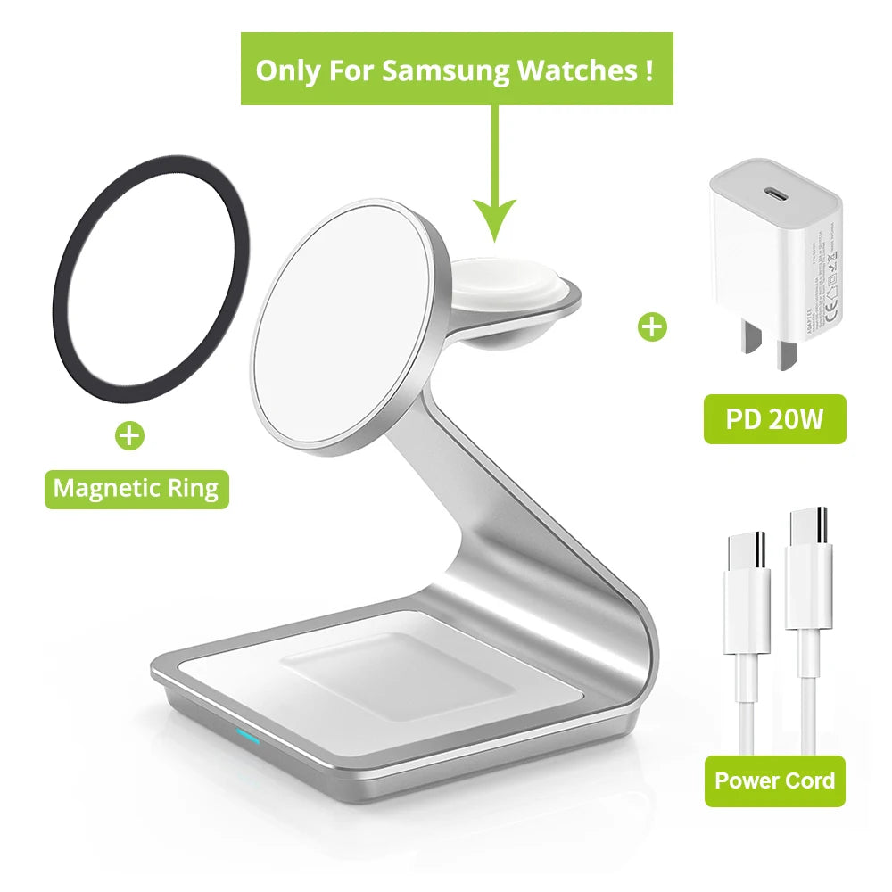 3-in-1 Fast Wireless Charger for Samsung Galaxy & Watch