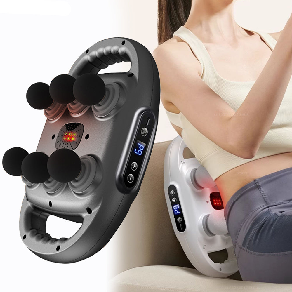 6-Head Massager: Deep Tissue Back & Body Relief