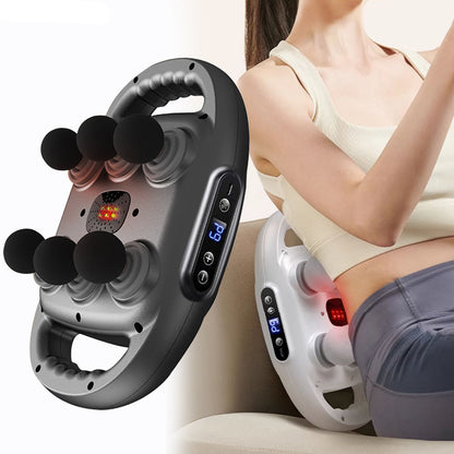 6-Head Massager: Deep Tissue Back & Body Relief