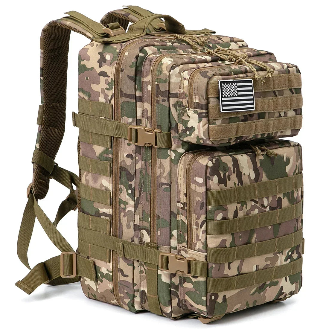 45L Tactical Backpack - Large Outdoor Hiking & Camping Gear