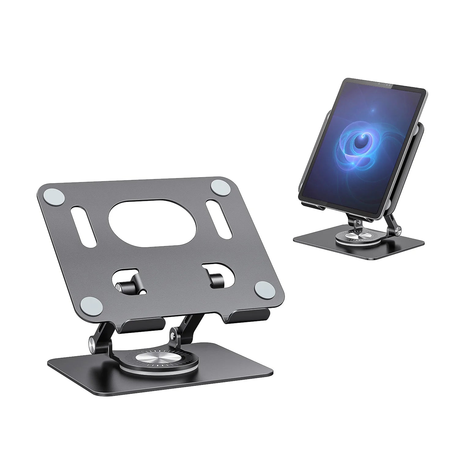 Aluminum Adjustable Tablet Stand 360° Swivel for iPad & Samsung