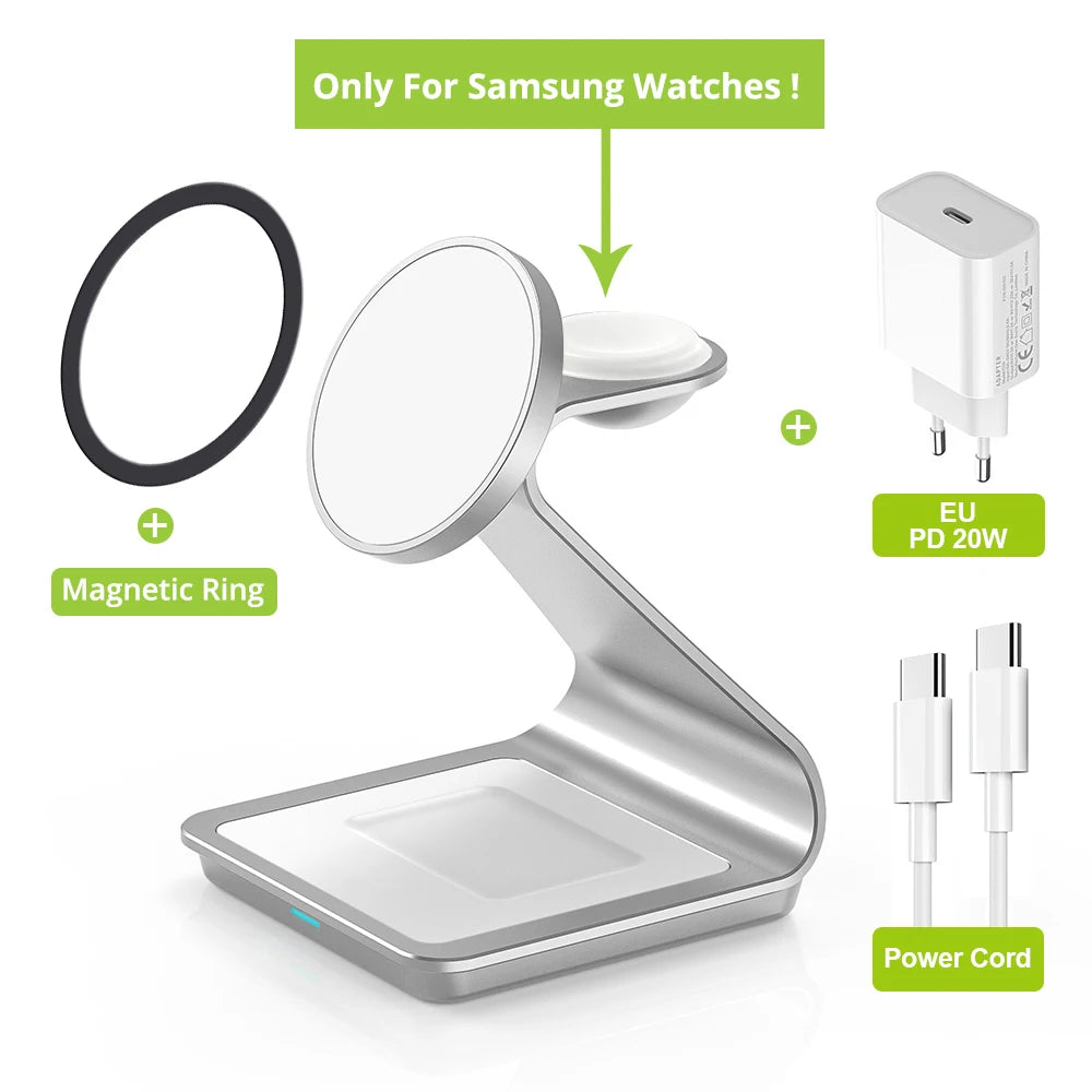 3-in-1 Fast Wireless Charger for Samsung Galaxy & Watch