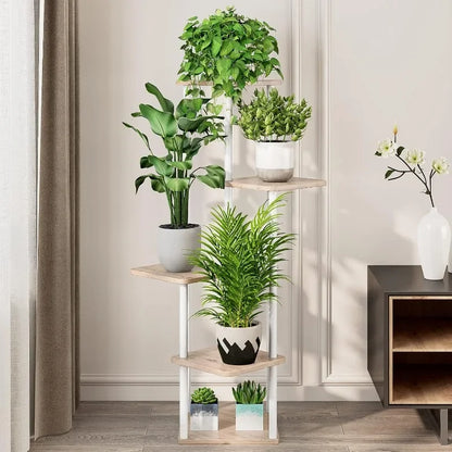 Indoor Metal Plant Stand: 5-Tier Corner Flower Display