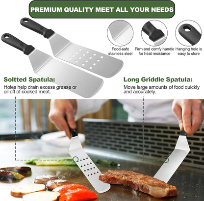 Griddle Accessories Kit 35-Piece - Ultimate BBQ Tool Set