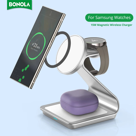 3-in-1 Fast Wireless Charger for Samsung Galaxy & Watch