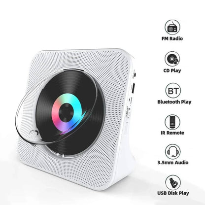Portable CD Player Bluetooth 5.0 Stereo with FM & Remote