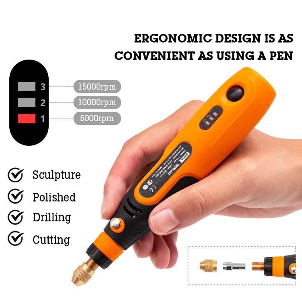 Abrasive Rotary Tool Set for Grinding Sanding Cutting Polishing - 48 Pcs