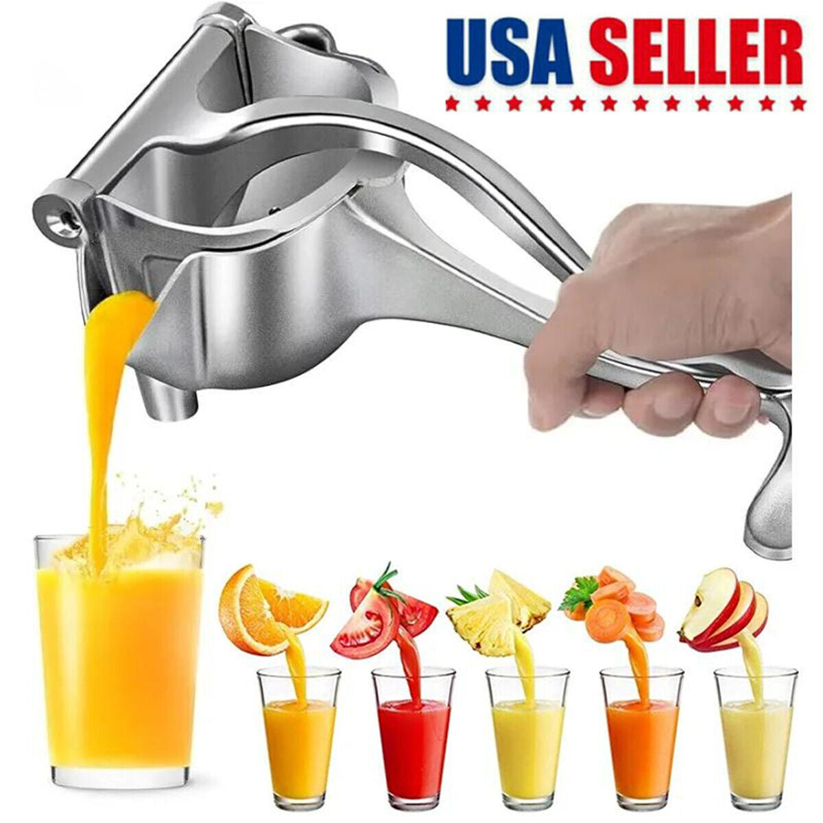 Metal Manual Juicer Fruit Juice Squeezer for Pressing Lemons Oranges