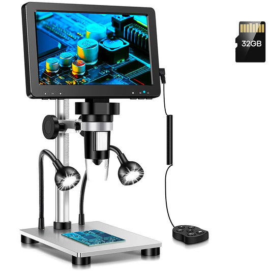 Digital Microscope 1200X Magnification HD USB with 10 LED Light