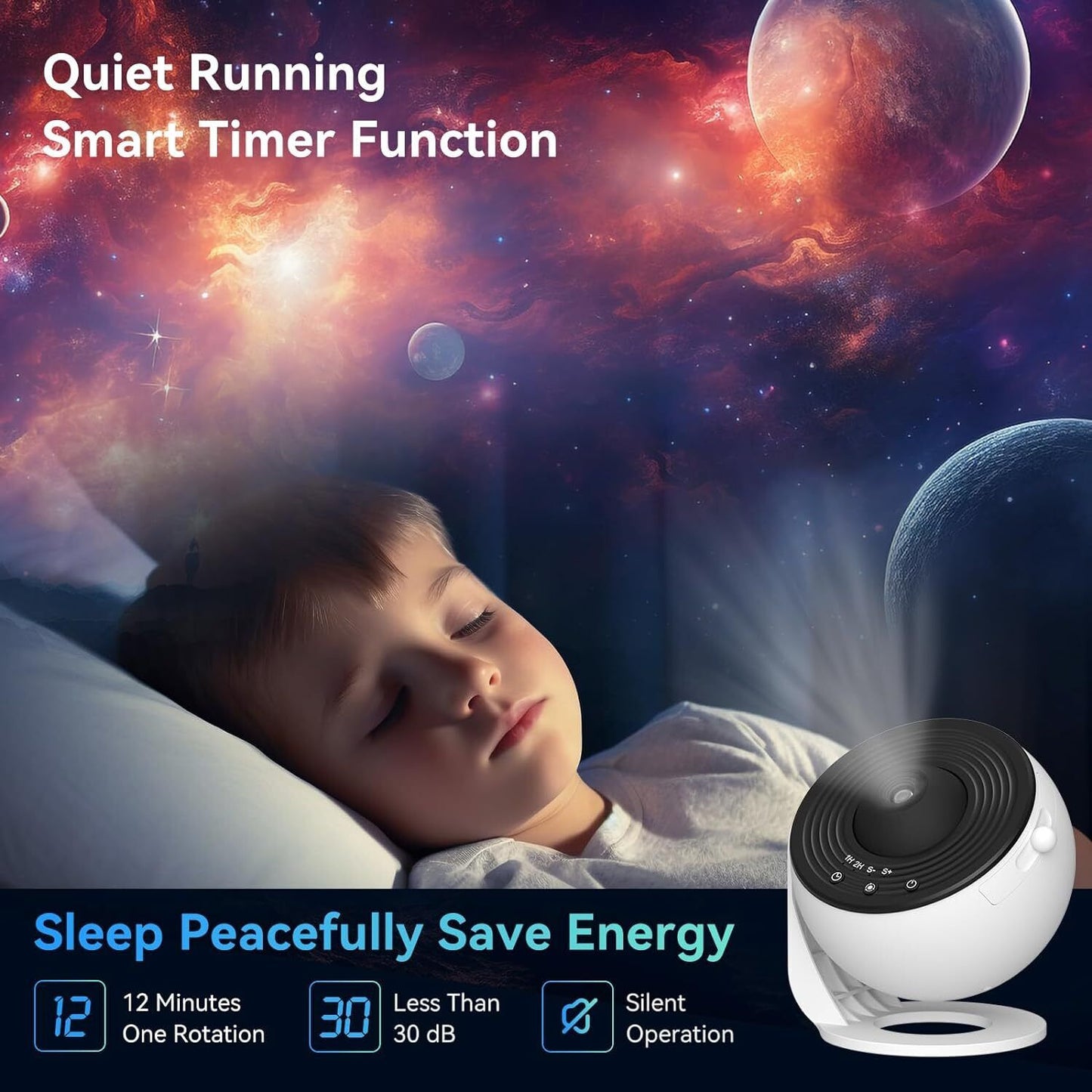 Galaxy Projector 12-In-1 Planetarium Star Sky Constellation Night