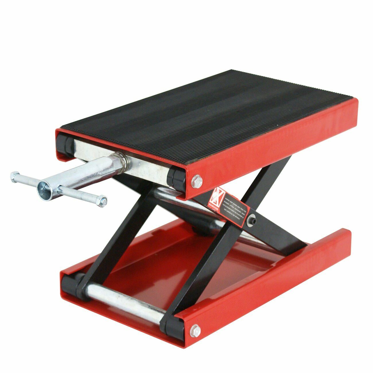 1100 LB Motorcycle Scooter Crank Stand Scissor Lift Jack ATV Dirt Bike