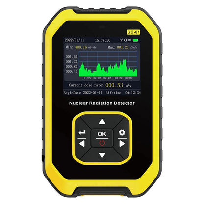 Portable Nuclear Radiation Detector GM Geiger Counter X-Ray Dosimeter