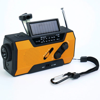 Emergency Solar Hand Crank Weather Radio 2000Mah Power Bank Charger