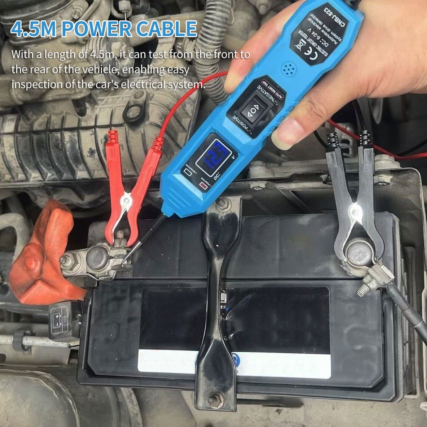 Digital Automotive Car Power Probe Circuit Electrical Tester Test Device System