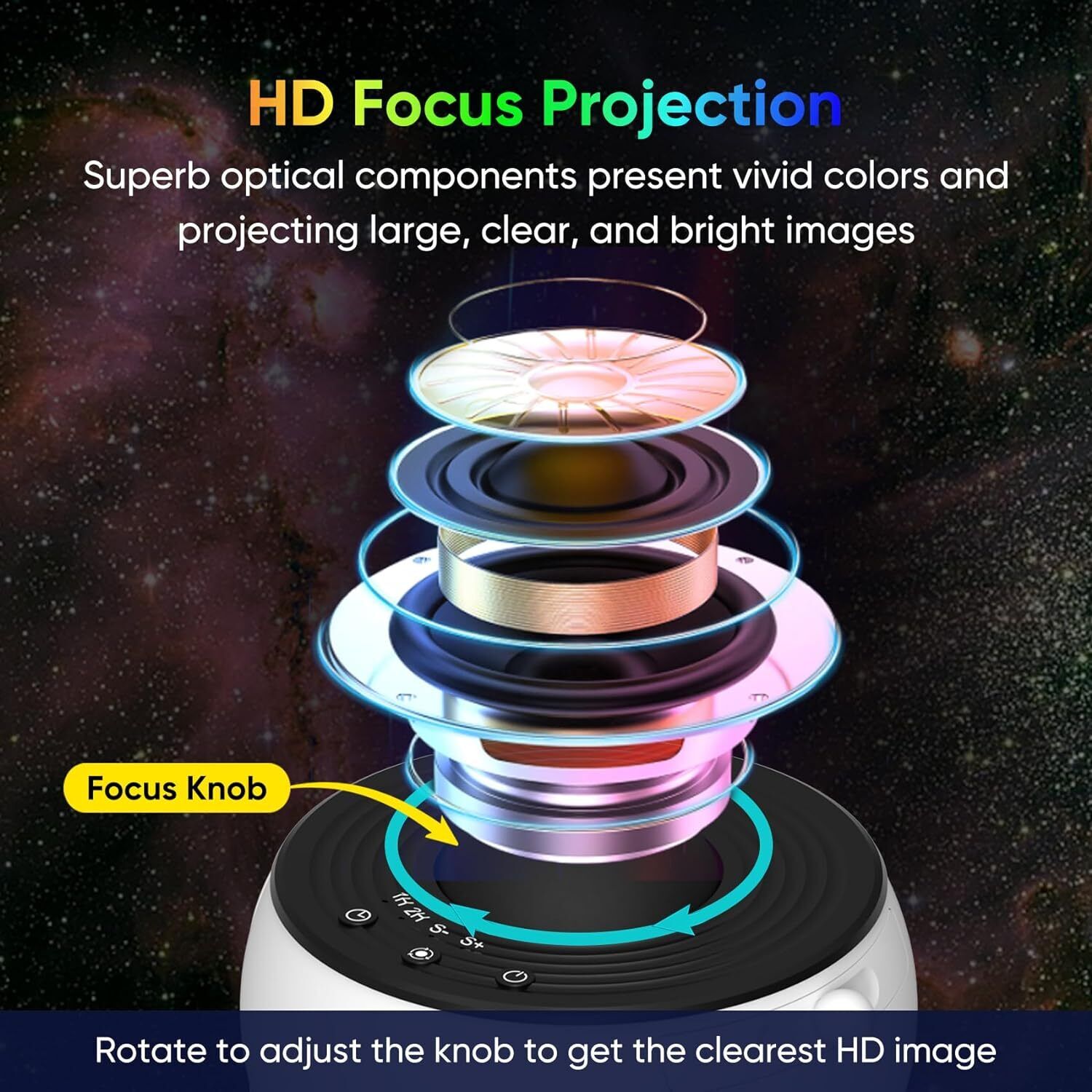 Galaxy Projector 12-In-1 Planetarium Star Sky Constellation Night