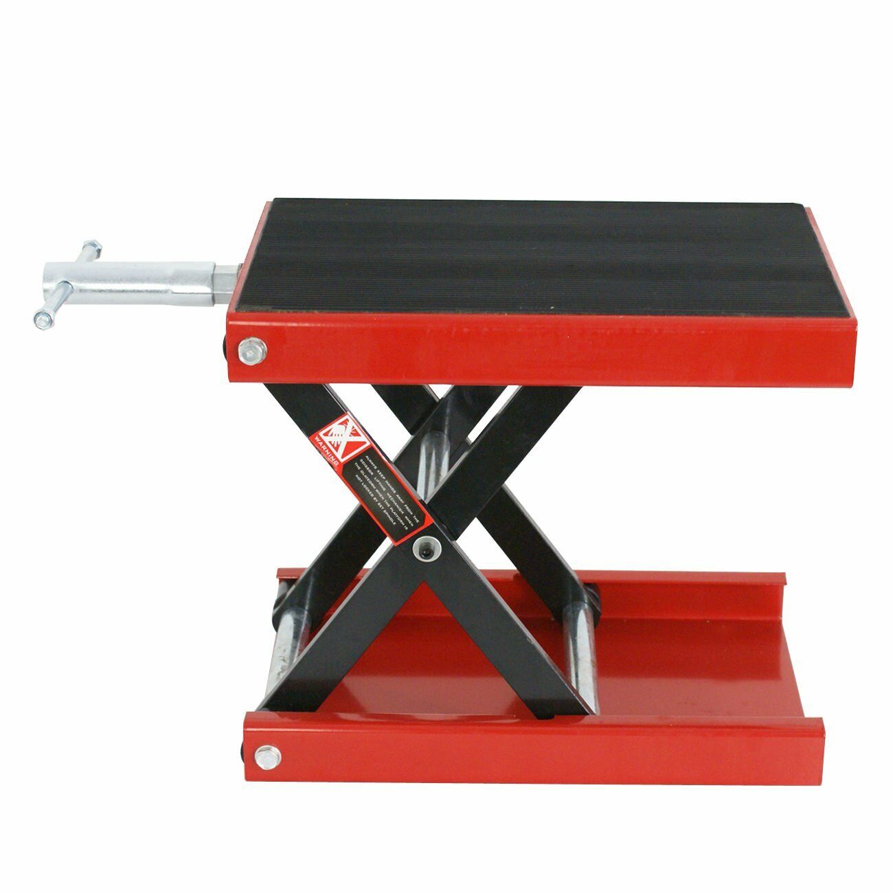 1100 LB Motorcycle Scooter Crank Stand Scissor Lift Jack ATV Dirt Bike