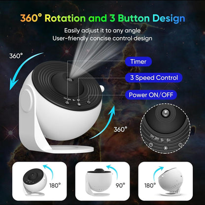 Galaxy Projector 12-In-1 Planetarium Star Sky Constellation Night