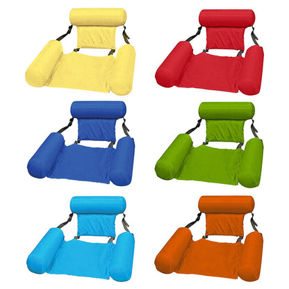 Foldable Inflatable Seats Water Floating Chair for Swimming Pool Beach